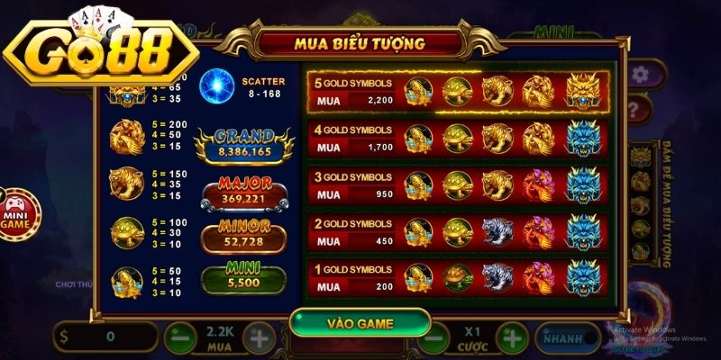 Kho Báu Tứ Linh Go88 - Game Đỉnh Cao Săn Jackpot Khủng 1 Thông tin tổng quan về tựa game nổ hũ Kho Báu Tứ Linh