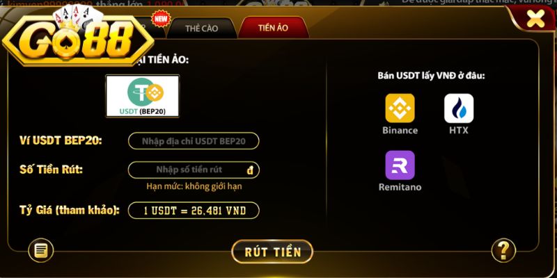 Rút Tiền Go88 Siêu Tốc Qua Các Kênh Giao Dịch Chuẩn Xác 3 Cơ chế xác thực bảo mật đảm bảo tin cậy